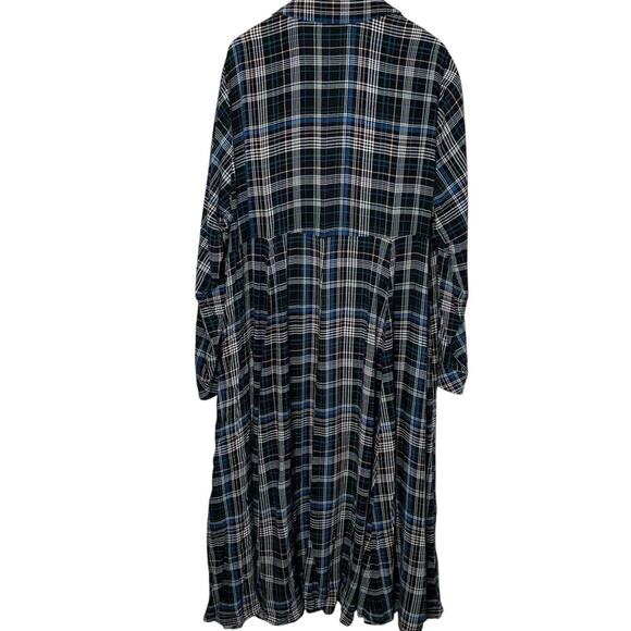 Torrid Cardigan Women's Size 3x Open Front Tartan Plaid Rayon Academia - Picture 3 of 6